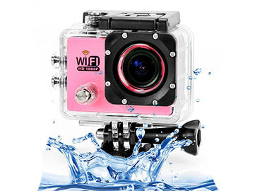 Roze Onderwater Audio Volledige de Sportencamera van HD 1080P met x4 Digitale Zom