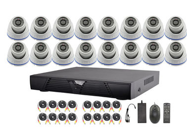 16 Systemen van de de Veiligheidscamera van het kanaalahd DVR Toezicht de Video met 3.616mm Vaste Lens
