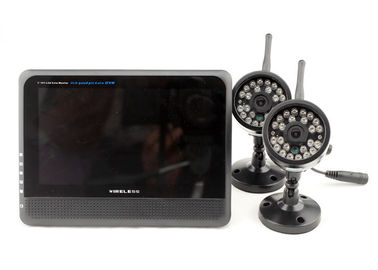 AV het registreren van 4 CH het Draadloze Openluchtsysteem van de Veiligheidscamera met DVR en volledige kleurenlcd Monitor