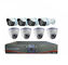 Veiligheidssysteem 4 van huis Videokabeltelevisie DVR Openlucht en 4 binnencameradvr Uitrustingen 8CH 8 KANALEN